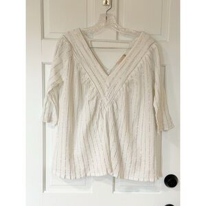 Pink Chicken Indian cotton blouse XS